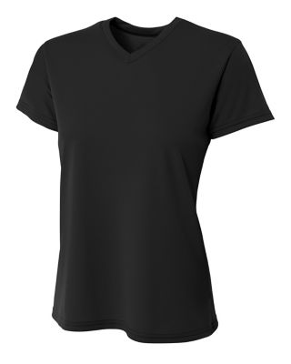 A4 Women's SPRINT Performance Short Sleeve V-Neck Shirt