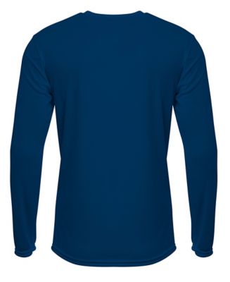 Image showing 1 th A4 A4 Men's SPRINT Moisture-Wicking Performance Crew Neck Long-Sleeve T-Shirt
