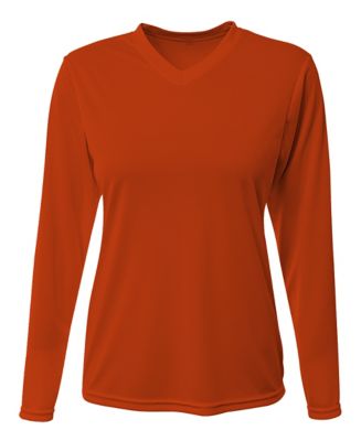 Image showing  Women's SPRINT Performance V-Neck Long-Sleeve T-Shirt