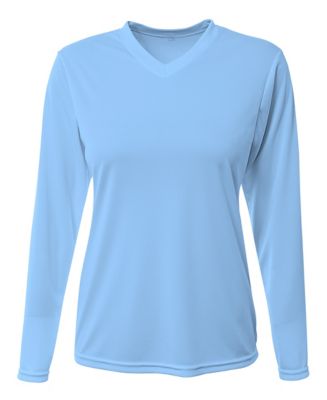 Image showing  Women's SPRINT Performance V-Neck Long-Sleeve T-Shirt