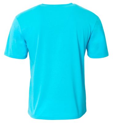 Image showing 1 th A4 Men s SOFTEK Moisture-Wicking Crew Neck Short-Sleeve T-Shirt