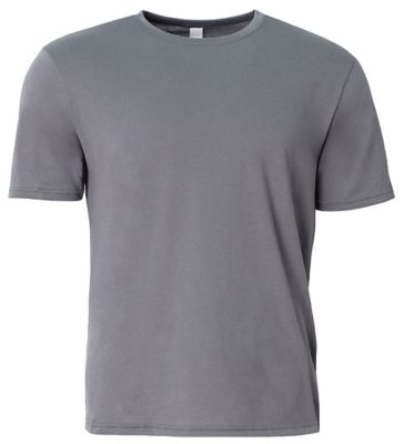 A4 Men's SOFTEK Moisture-Wicking Crew Neck Short-Sleeve T-Shirt