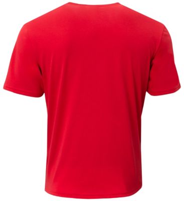 Image showing 1 th A4 Men s SOFTEK Moisture-Wicking Crew Neck Short-Sleeve T-Shirt