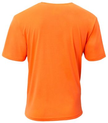 Image showing 1 th A4 Men s SOFTEK Moisture-Wicking Crew Neck Short-Sleeve T-Shirt