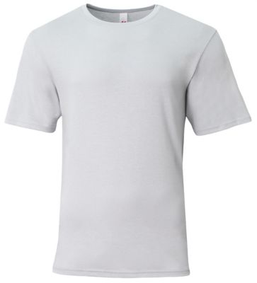 A4 Men's Moisture-Wicking Technology SOFTEK Crew Neck Short-Sleeve T-Shirt