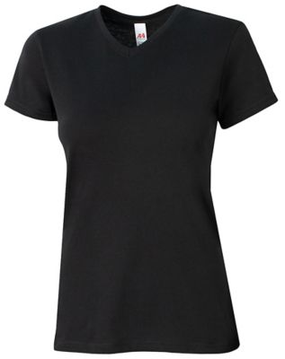 Image showing 0 th A4 Women's SOFTEK V-Neck Short-Sleeve T-Shirt