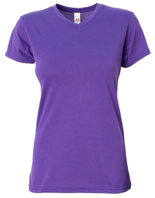 A4 Women's SOFTEK Short Sleeve V-Neck Shirt