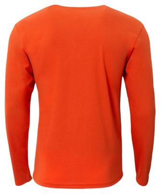 Image showing  Men's Moisture-Wicking Technology SOFTEK Crew Neck Long-Sleeve T-Shirt