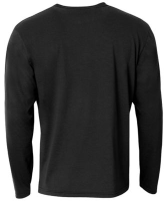 Image showing 1 th A4 Men s Softek Moisture-Wicking Crew Neck Long-Sleeve T-Shirt