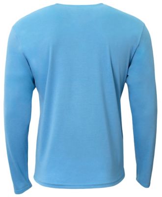Image showing  Men's Moisture-Wicking Technology SOFTEK Crew Neck Long-Sleeve T-Shirt