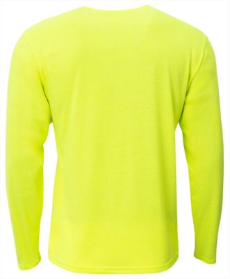 Image showing  Men's Moisture-Wicking Technology SOFTEK Crew Neck Long-Sleeve T-Shirt