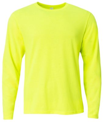 A4 Youth SOFTEK Long Sleeve Crew Neck Shirt