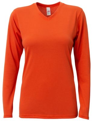 Image showing  Women's SOFTEK V-Neck Long-Sleeve T-Shirt