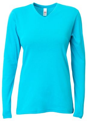 A4 Women's SOFTEK V-Neck Long-Sleeve T-Shirt