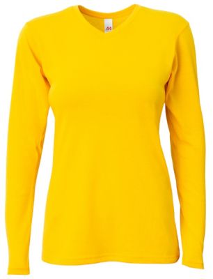 A4 Women's SOFTEK V-Neck Long-Sleeve T-Shirt