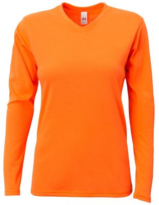 Image showing  Women's SOFTEK V-Neck Long-Sleeve T-Shirt