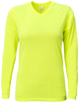 A4 Women's SOFTEK Long Sleeve V-Neck Shirt
