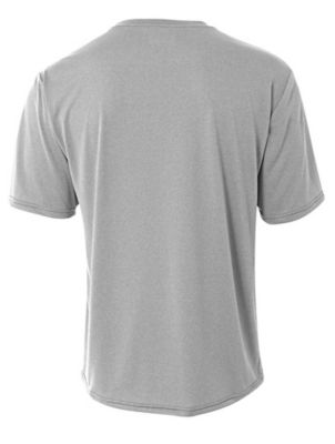 Image showing  Men's TOPFLIGHT Heather Short Sleeve Crew Neck Shirt