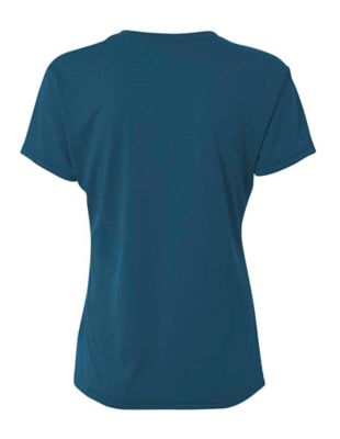 Image showing  Women's TOPFLIGHT Heather Shirt Sleeve V- Neck Shirt