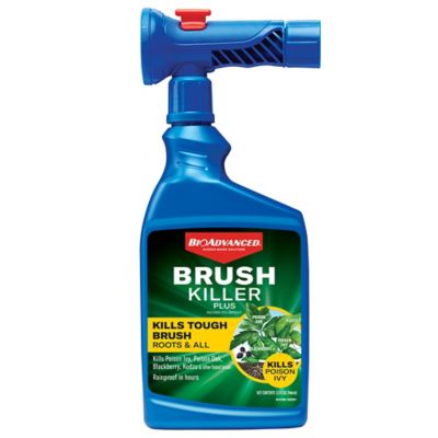 BioAdvanced Brush Killer Plus, Ready-to-Spray, Kills Tough Brush Roots & All, Kills Poison Ivy, 32 oz.