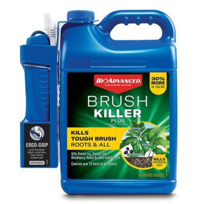 BioAdvanced Brush Killer Plus, Ready-to-Use, Kills Tough Brush Roots & All, Kills Poison Ivy, 1.3 gal.