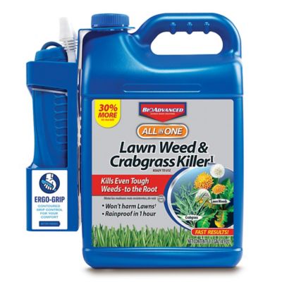 BioAdvanced All-in- One Lawn Weed and Crabgrass Killer, Ready-to-Use 1.3 gal.