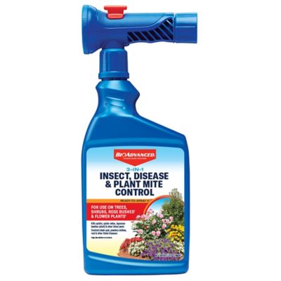 BioAdvanced 3-in-1 Insect, Disease & Plant Mite Control, Non-Neonic, Ready-To-Spray, 32 oz.