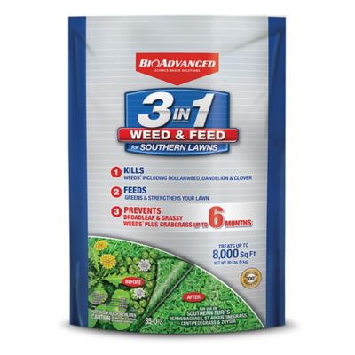 BioAdvanced 3-in-1 Weed and Feed for Southern Lawns, 820106W