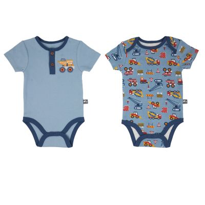 Image showing  Infant Boys' Short Sleeve Bodyshirt Set with Truck Graphic, 2 pc.