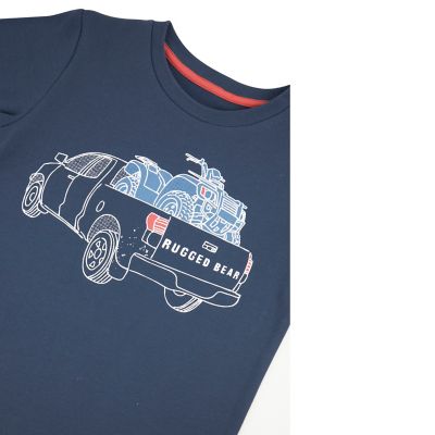 Image showing  Short Sleeve T-Shirt with Pick-Up Truck Graphic