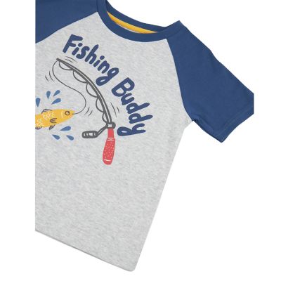 Image showing  Toddler Boy's Fishing Short Sleeve T-Shirt