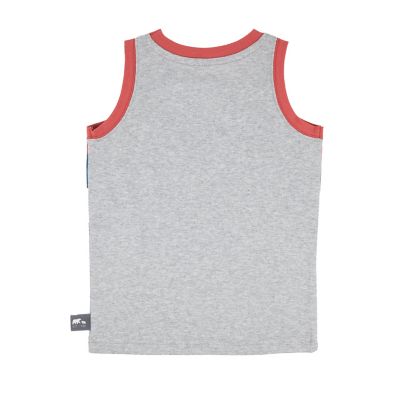 Image showing  Toddler Boy's Sleeveless T-Shirt with Truck Graphic