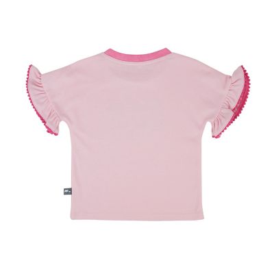 Image showing  Toddler Girl's "Howdy" Short Sleeve T-Shirt