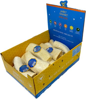 Image showing  Natural Honey Coated Water Buffalo Horn Core Bulk Dog Treat, 15 ct.