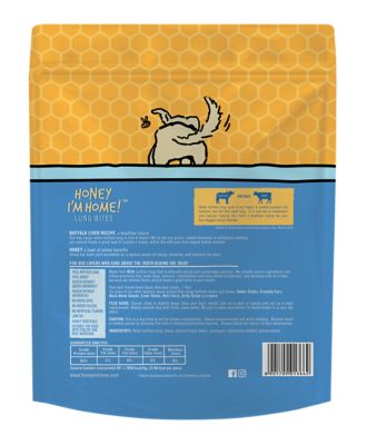 Image showing  Natural Honey Coated Water Buffalo Lung Bites Dog Treat