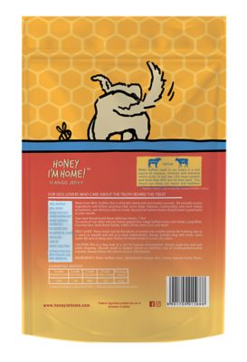 Image showing  Natural Honey Coated Water Buffalo Mango Jerky Dog Treat