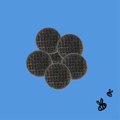 Image showing  Natural Honey Coated Water Buffalo Mini Liver Recipe Wafers Dog Treat