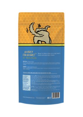 Image showing  Natural Honey-Coated Water Buffalo Bully Sticks Dog Treat, 12 in.