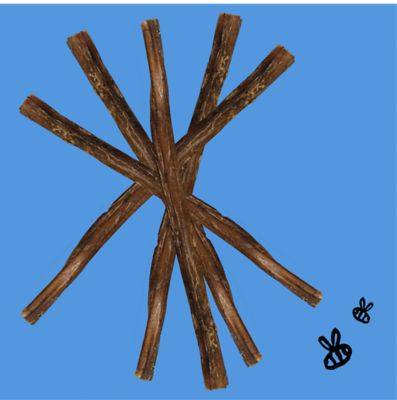 Image showing  Natural Honey-Coated Water Buffalo Bully Sticks Dog Treat, 12 in.