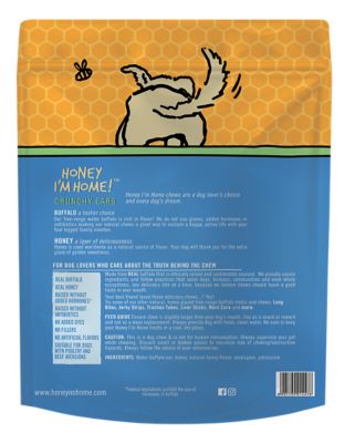 Image showing  Natural Honey Coated Water Buffalo Crunchy Ears Dog Treat, 10 pk.