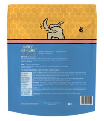 Image showing  Natural Honey Coated Water Buffalo Trachea Tubes Dog Treat