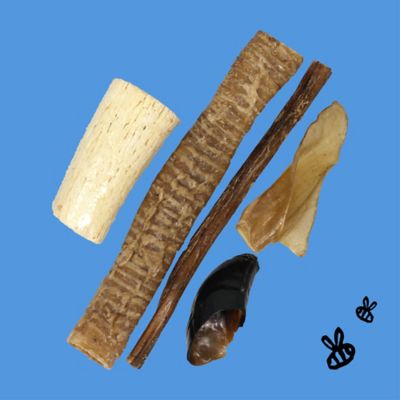 Image showing 2 th Honey I'm Home Natural Honey Coated Water Buffalo Mega Muncher Variety Pack Dog Treat
