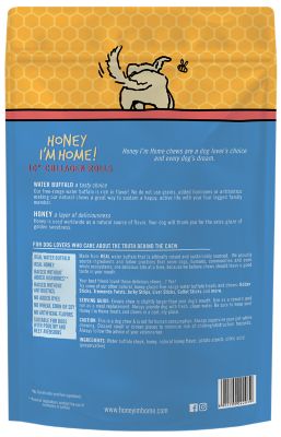 Image showing  Natural Honey Coated Water Buffalo 10 in. Collagen Rolls Dog Treat