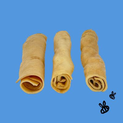 Image showing  Natural Honey Coated Water Buffalo 10 in. Collagen Rolls Dog Treat