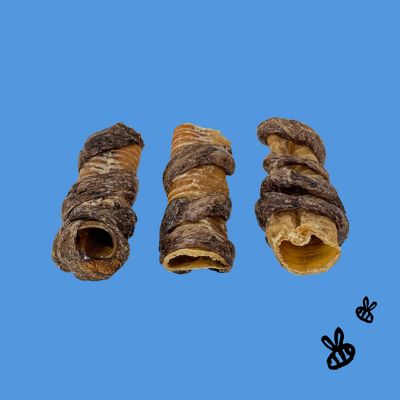 Image showing  Natural Honey Coated Water Buffalo 6 in. Wheezy Wraps Dog Treat