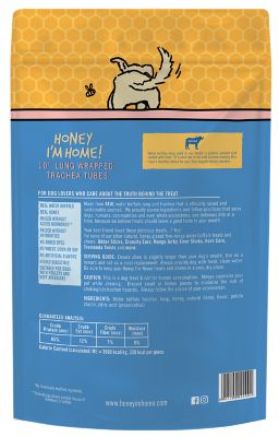 Image showing  Natural Honey Coated Water Buffalo 10 in. Wheezy Wraps Dog Treat
