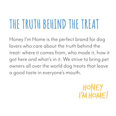 Image showing  Natural Honey Coated Water Buffalo 10 in. Wheezy Wraps Dog Treat