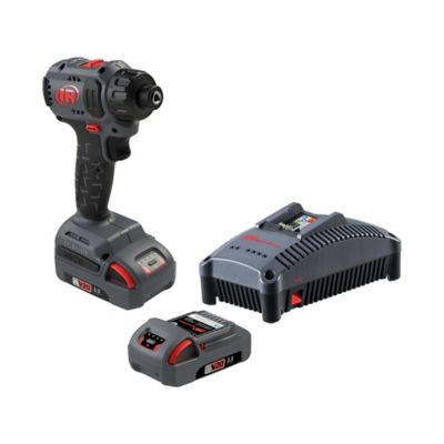 Ingersoll Rand 1/4 in. Hex 20-Volt Cordless Compact Screwdriver 2 Battery Kit, 450 in-lb, Pistol