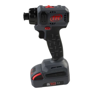 Image showing  1/4 in. Hex 20-Volt Cordless Compact Screwdriver 2 Battery Kit, 450 in-lb, Pistol