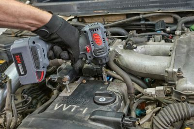 Image showing 6 th Ingersoll Rand 1/4 in. Hex 20-Volt Cordless Compact Screwdriver 2 Battery Kit, 450 in-lb, Pistol